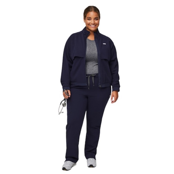 Figs Jackets & Coats Figs Sydney Scrub Jacket Navy Nwt 2xl Poshmark